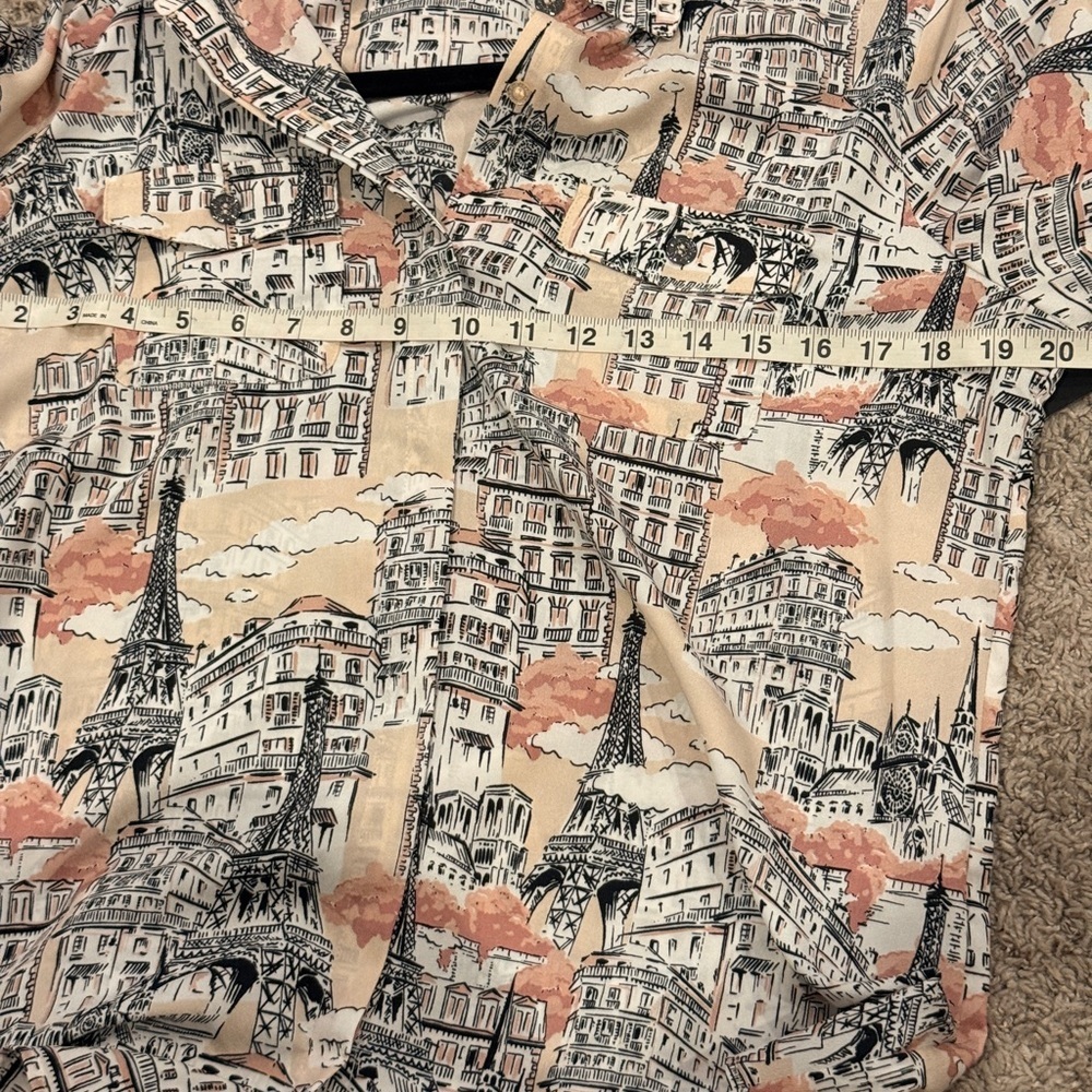Karl Lagerfeld long sleeve/turnup button down Shirt (preloved- no tags) - Picture 5 of 9